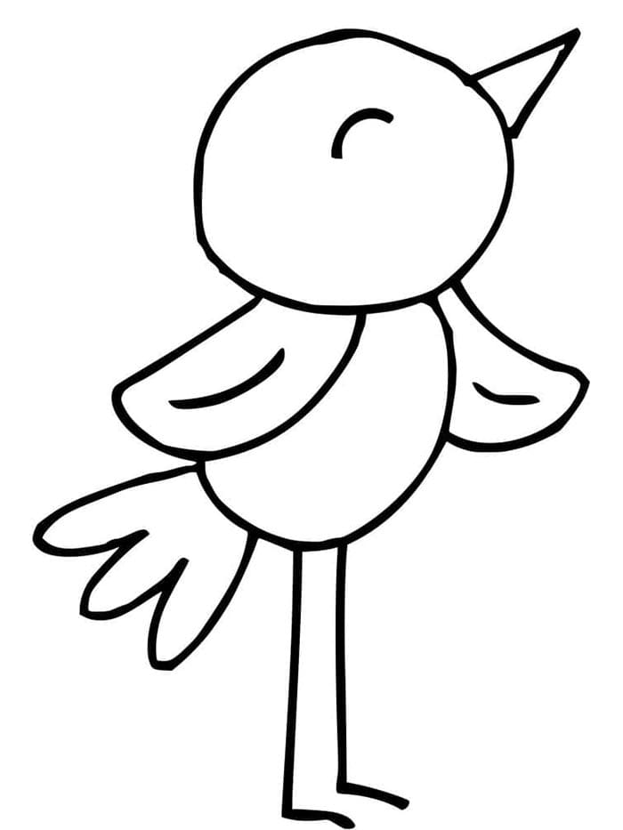 Vogel Kostenloses Bild ausmalbilder