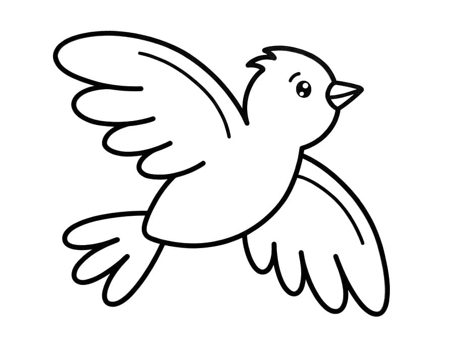 Vogel Tier ausmalbilder