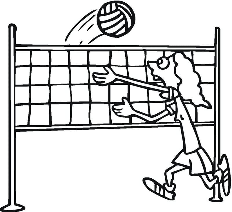 Volleyball Für 6-Jährige Kinder ausmalbilder