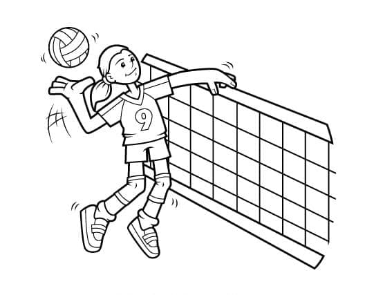 Volleyball Für Kinder ausmalbilder