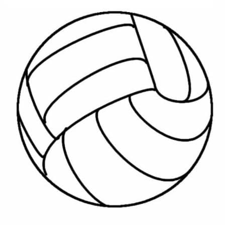 Volleyball Gratis ausmalbilder