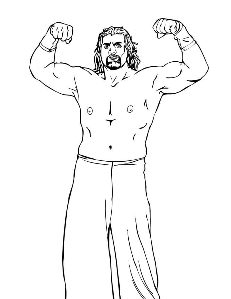 WWE (16) ausmalbilder