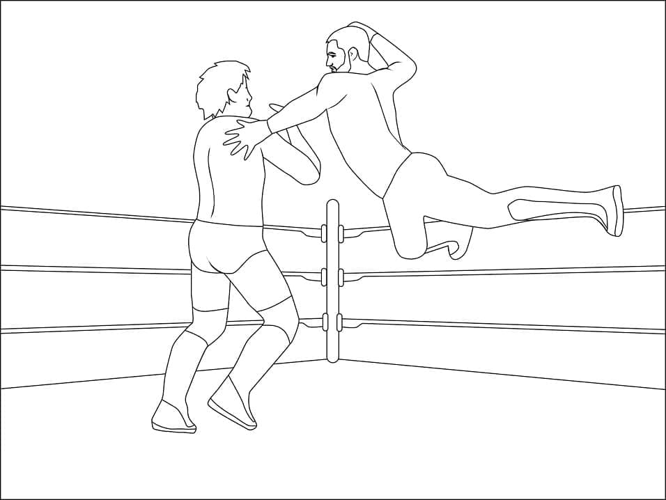 WWE (19) ausmalbilder