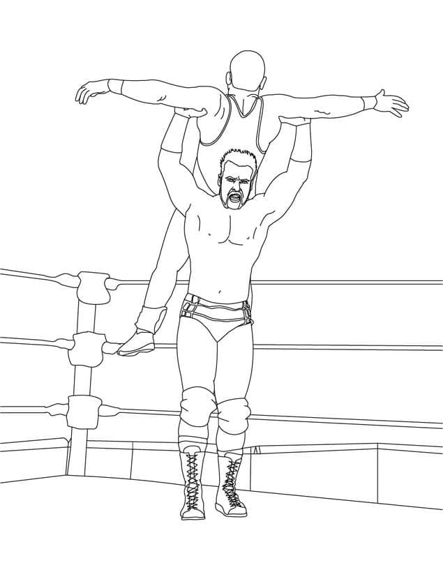 WWE (29) ausmalbilder