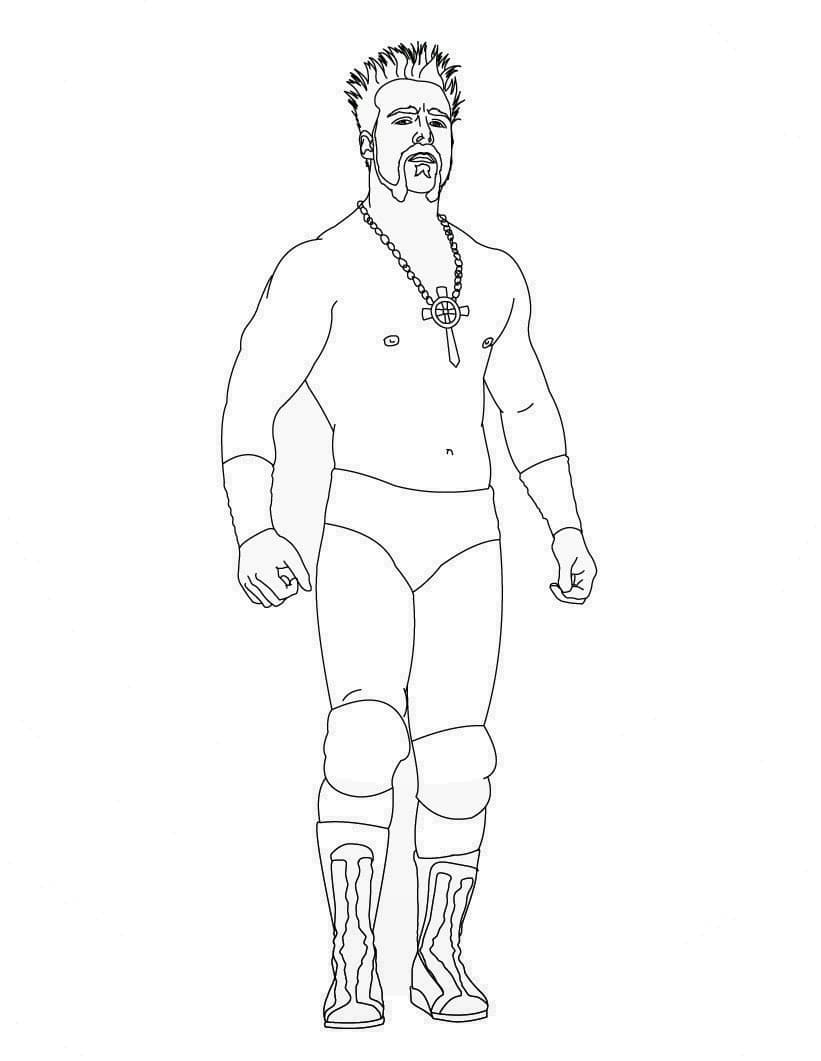 WWE (34) ausmalbilder