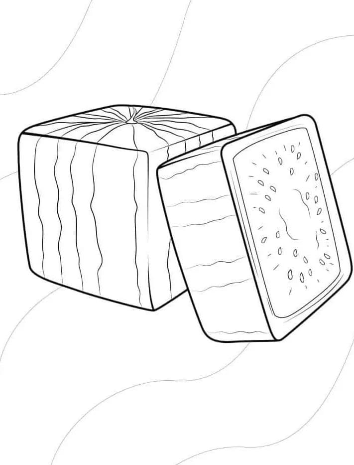 Wassermelone Bild ausmalbilder