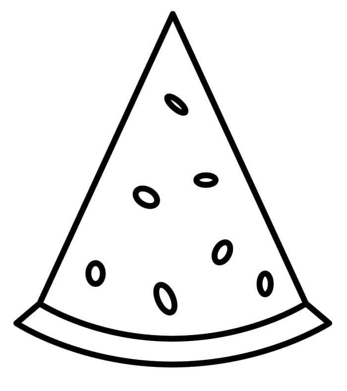 Wassermelone für Kinder geeignet ausmalbilder