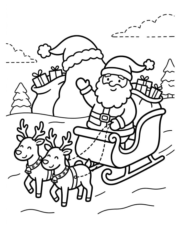 Weihnachten Druckbar ausmalbilder