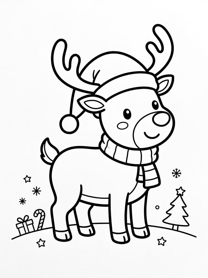 Weihnachten Im Winter ausmalbilder