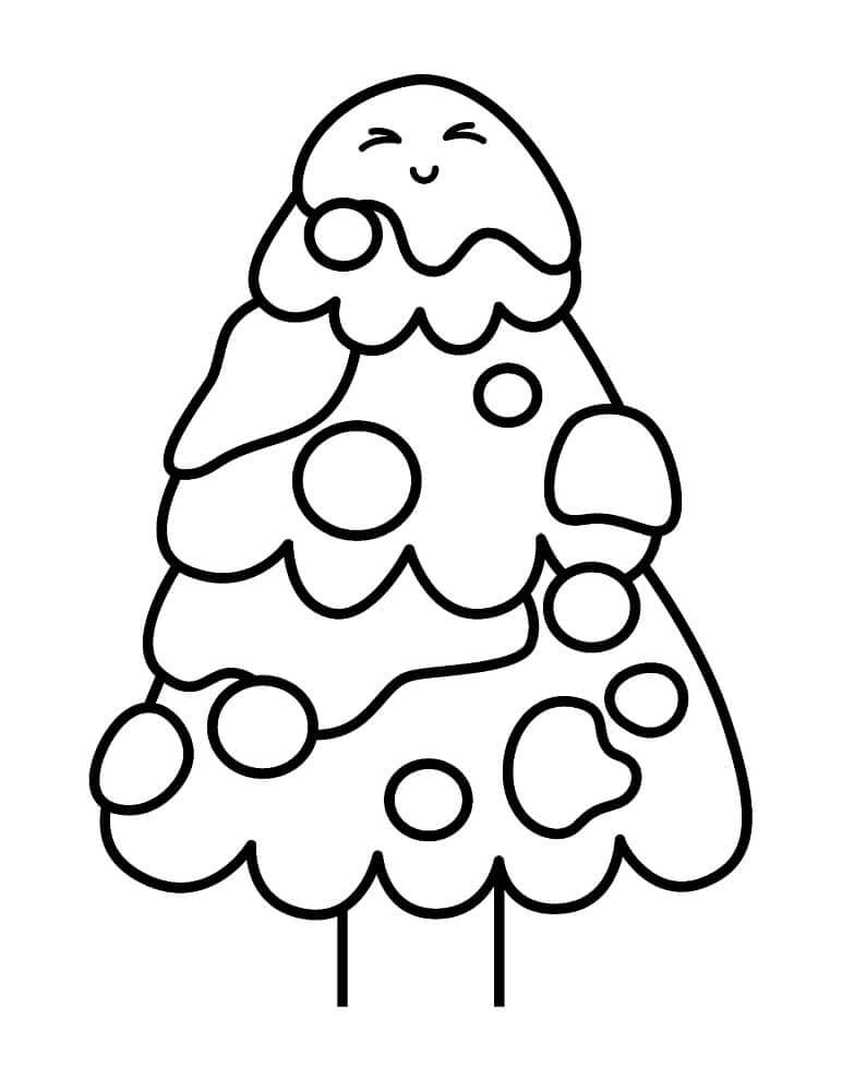 Weihnachtsbaum (1) ausmalbilder