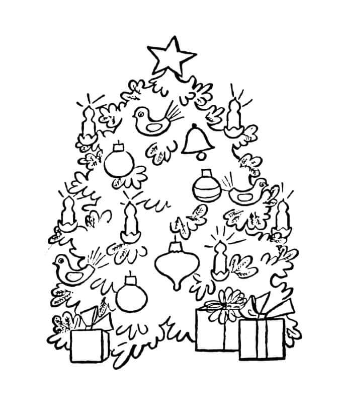 Weihnachtsbaum (10) ausmalbilder