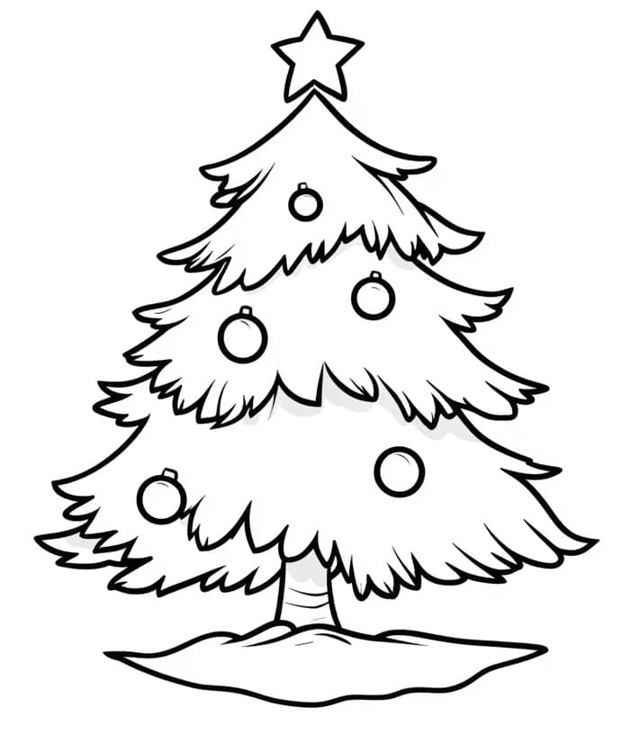 Weihnachtsbaum Bild ausmalbilder