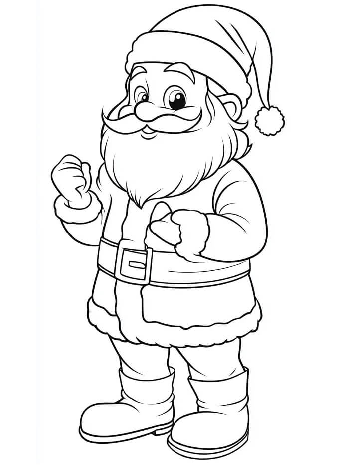 Weihnachtsmann (10) ausmalbilder