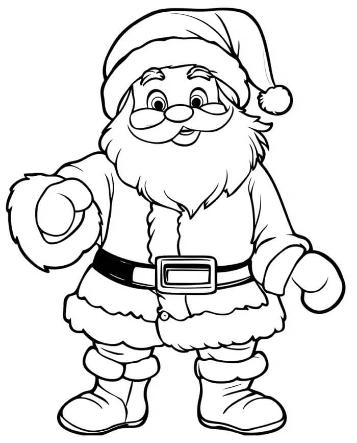 Weihnachtsmann (3) ausmalbilder