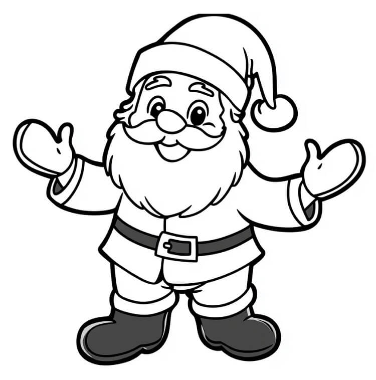 Weihnachtsmann (5) ausmalbilder