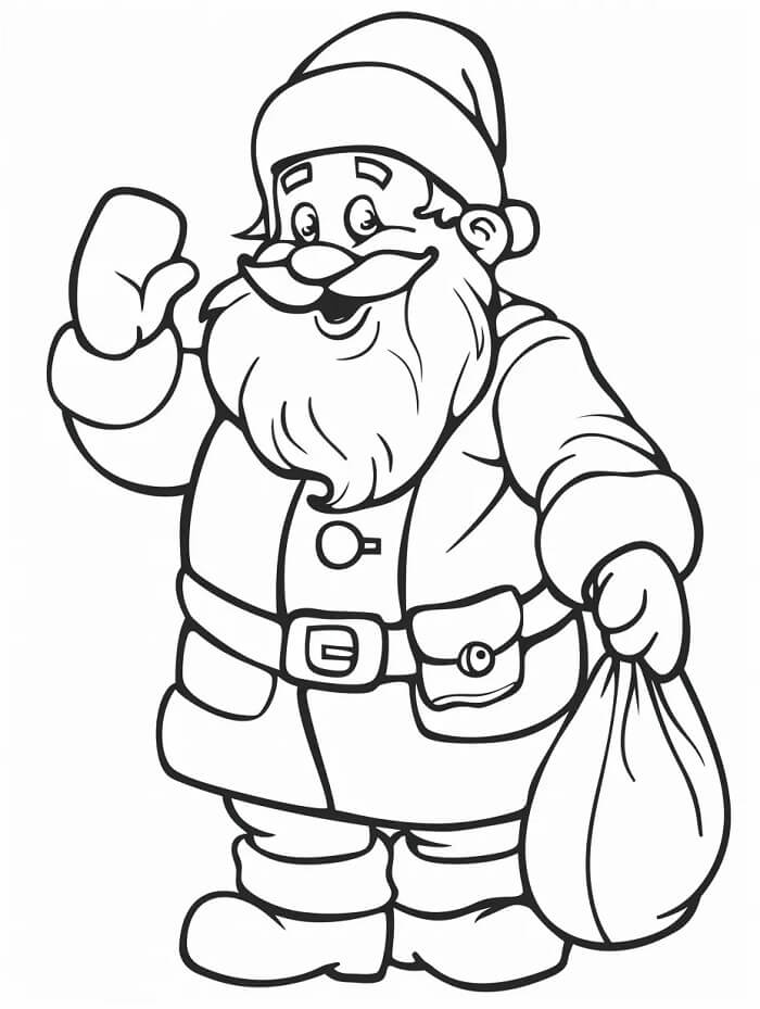 Weihnachtsmann (6) ausmalbilder