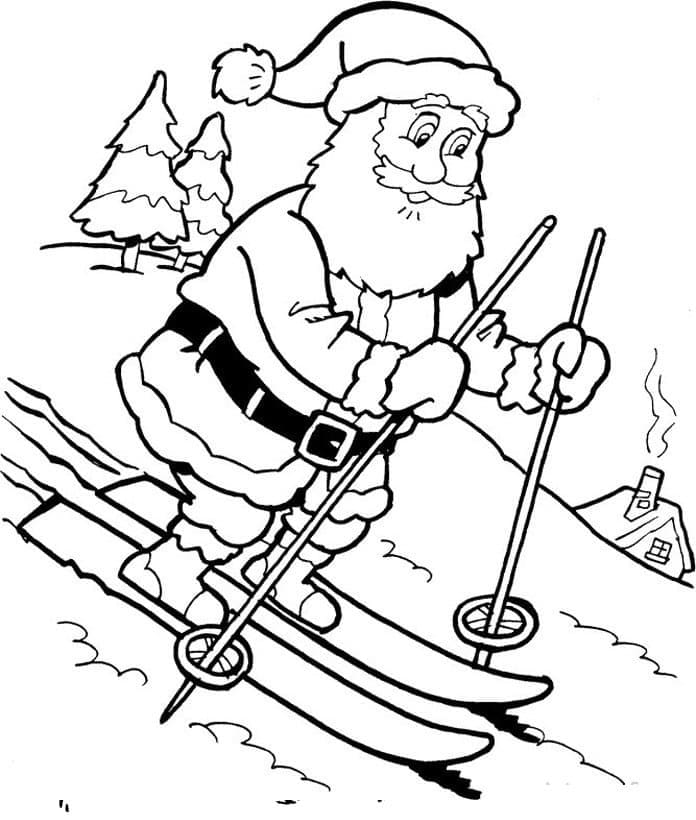 Weihnachtsmann Druckbares Für Kinder ausmalbilder