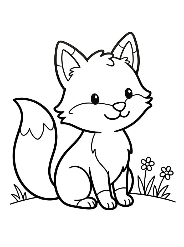 Wilder Fuchs ausmalbilder