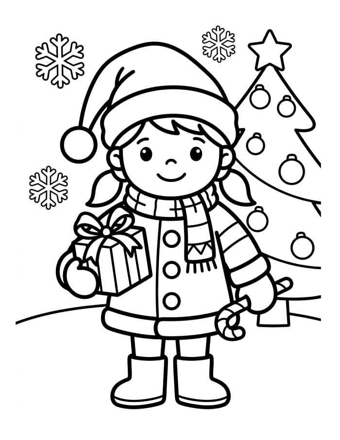 Winter Weihnachten ausmalbilder