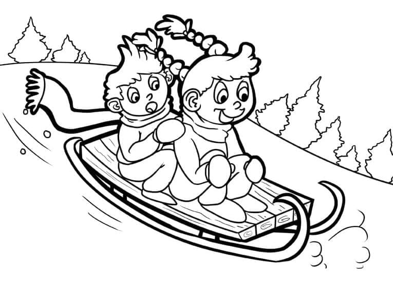 Winter ausdrucken ausmalbilder