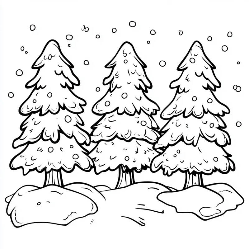 Winter für 2-jährige Kinder ausmalbilder