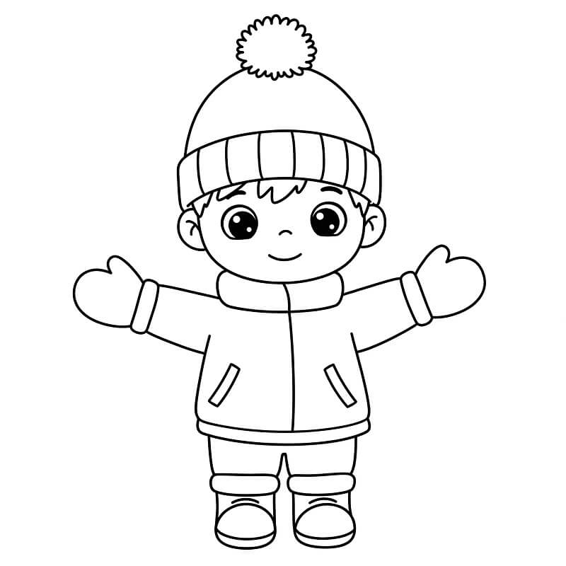 Winter für 5-jährige Kinder ausmalbilder