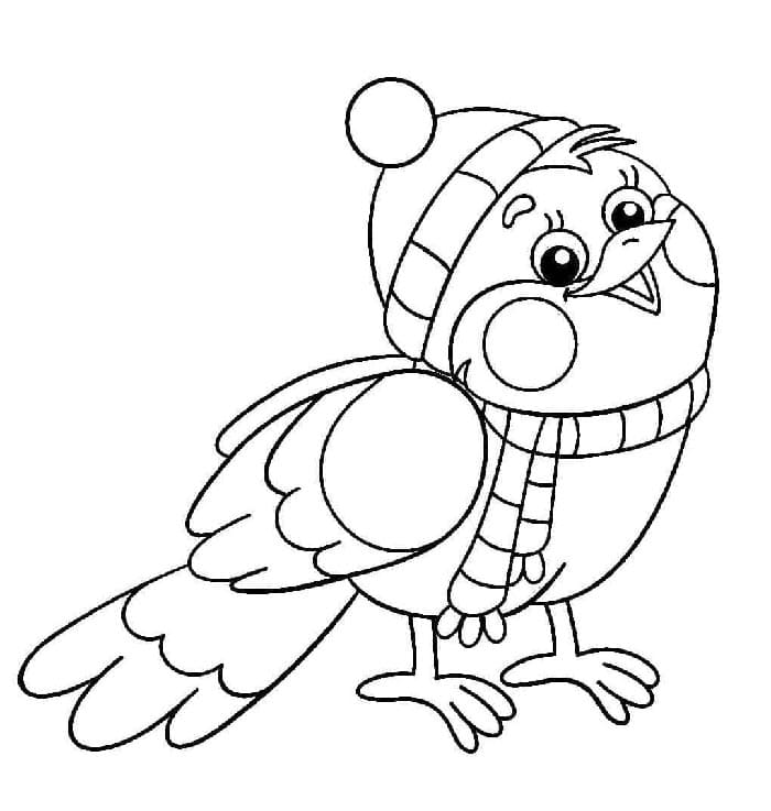 Winter kostenlos für Kinder ausmalbilder