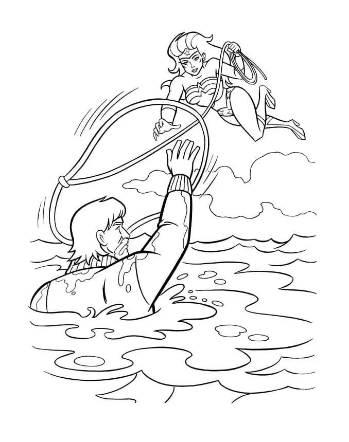 Wonder Woman 1 ausmalbilder