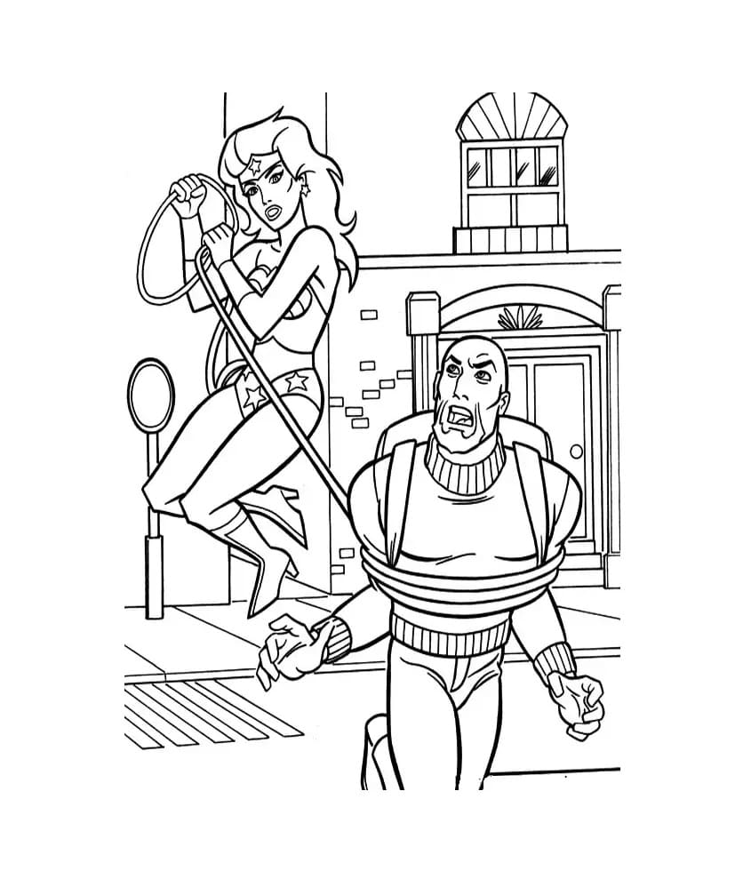 Wonder Woman für 5-jährige Kinder ausmalbilder