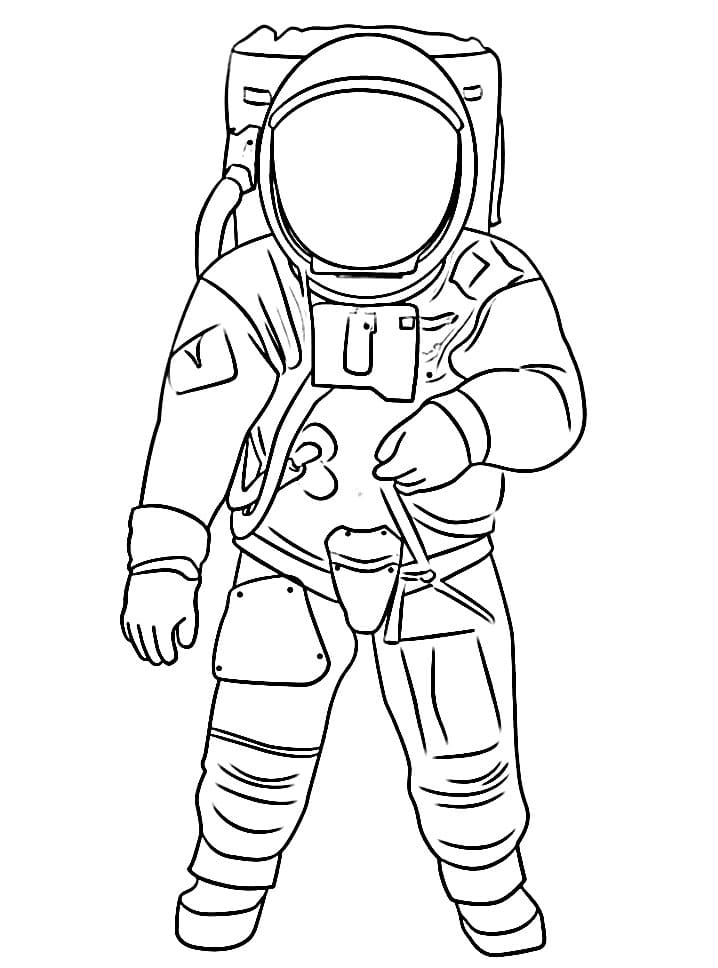 Wunderbarer Astronaut ausmalbilder