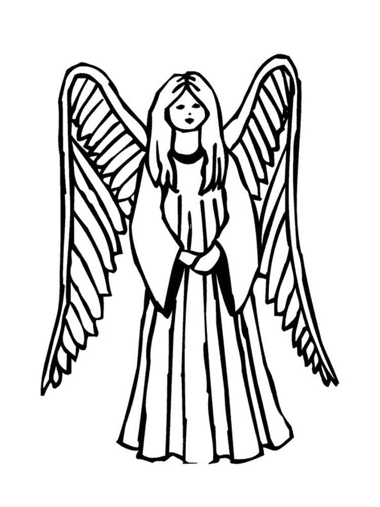 Wunderbarer Engel ausmalbilder