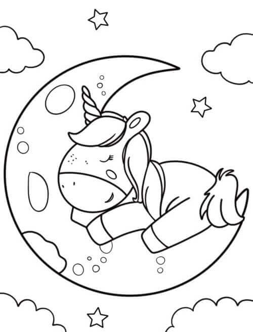 Wunderbares Einhorn ausmalbilder