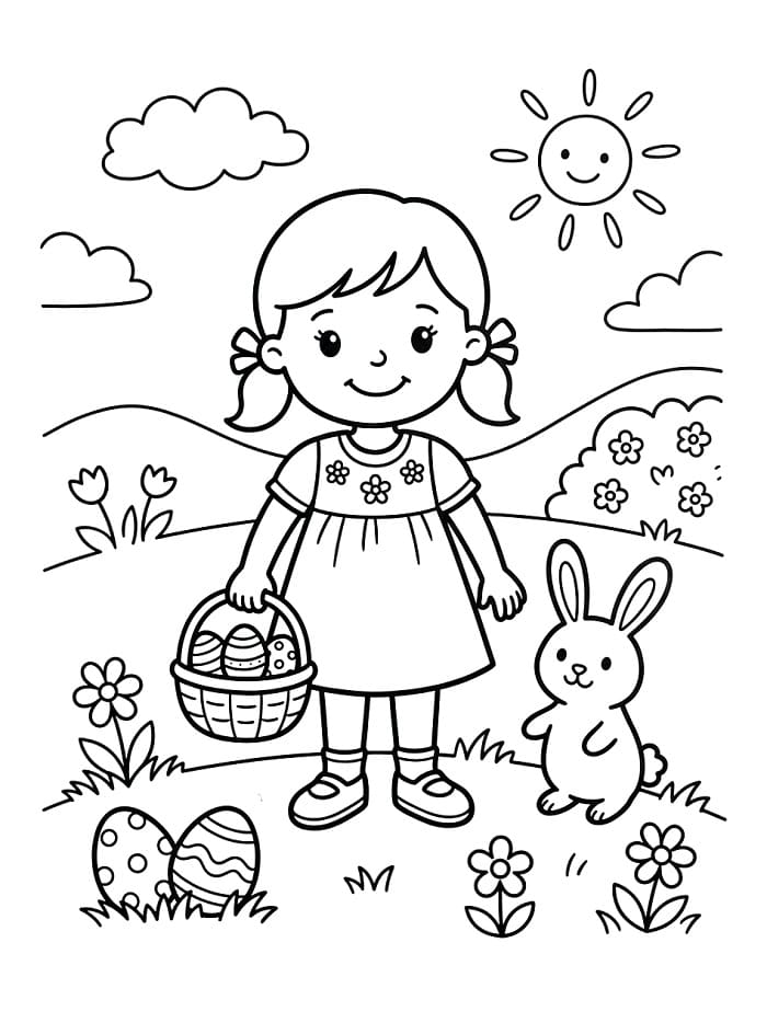 Wunderbares Ostern ausmalbilder