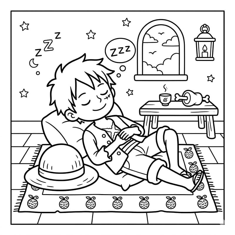 Wundervoller Luffy ausmalbilder