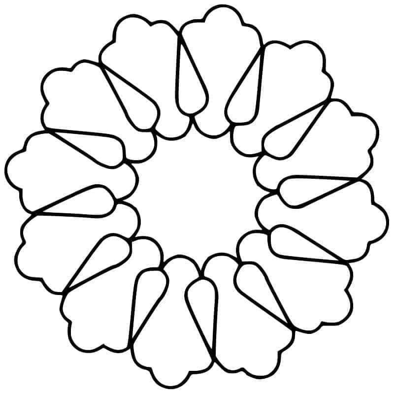 Wundervolles Mandala ausmalbilder