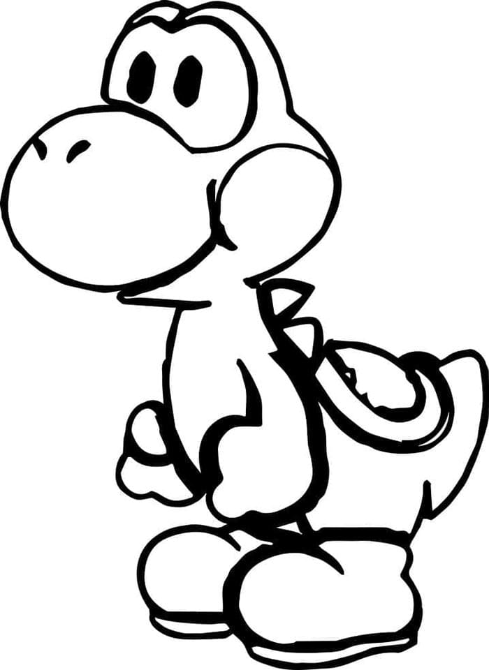 Yoshi Bild Kostenlos ausmalbilder