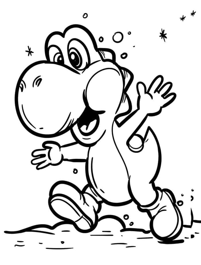 Yoshi Bild ausmalbilder