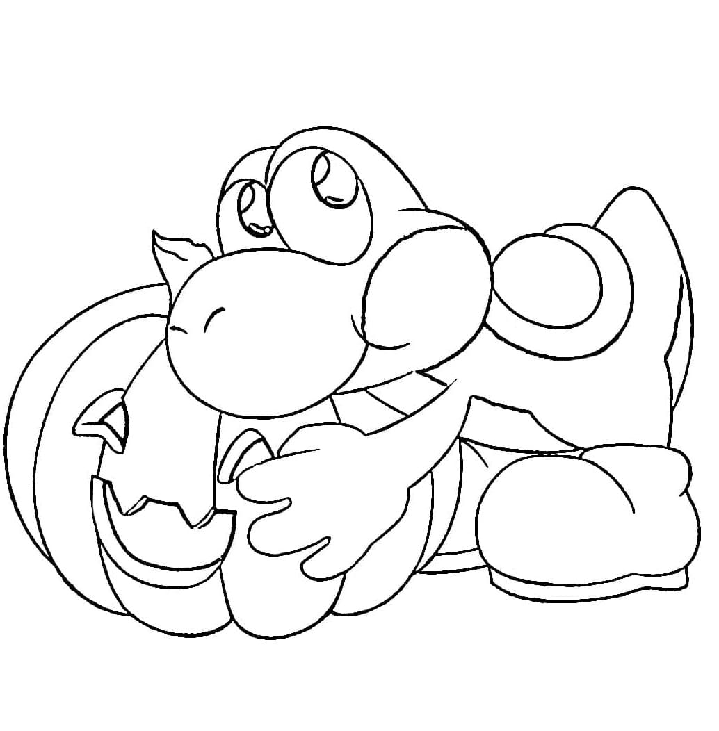 Yoshi Druckbares Für Kinder ausmalbilder