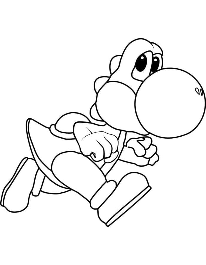 Yoshi Von Mario ausmalbilder