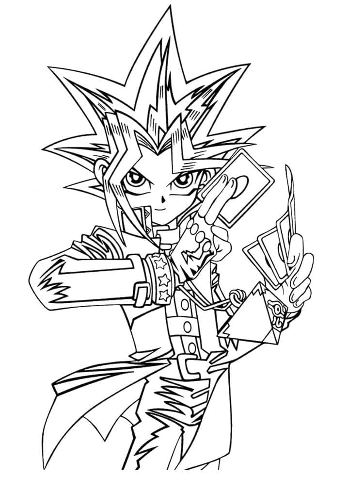 Yu-Gi-Oh Bild gratis ausmalbilder