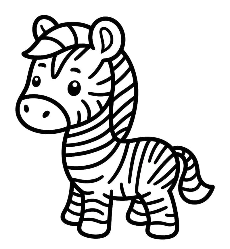 Zebra Bild ausmalbilder