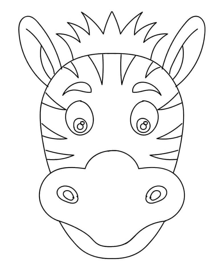 Zebra Druckbar Für Kinder ausmalbilder