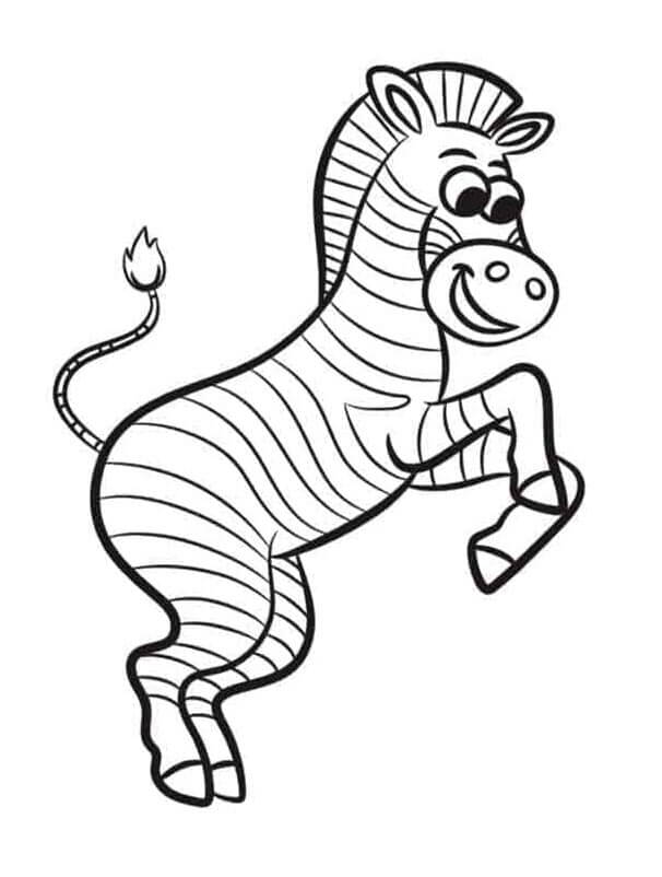 Zebra Für 2-Jährige Kinder ausmalbilder