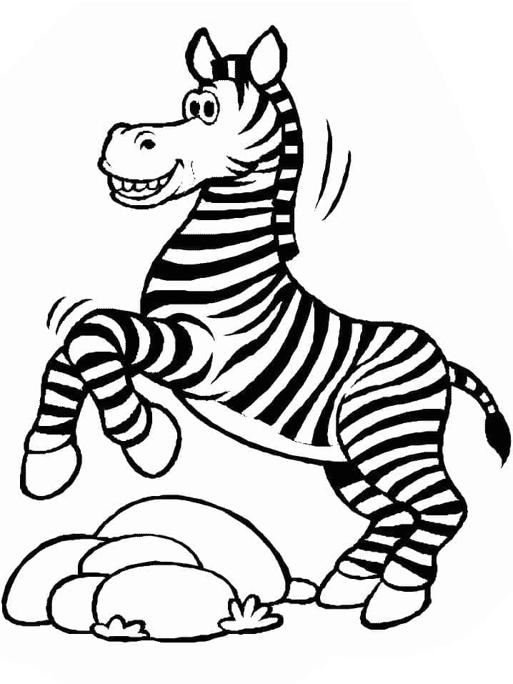 Zebra Gratis ausmalbilder