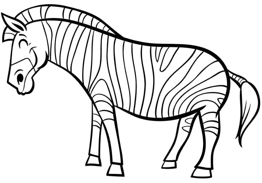 Zebra Zum Drucken ausmalbilder