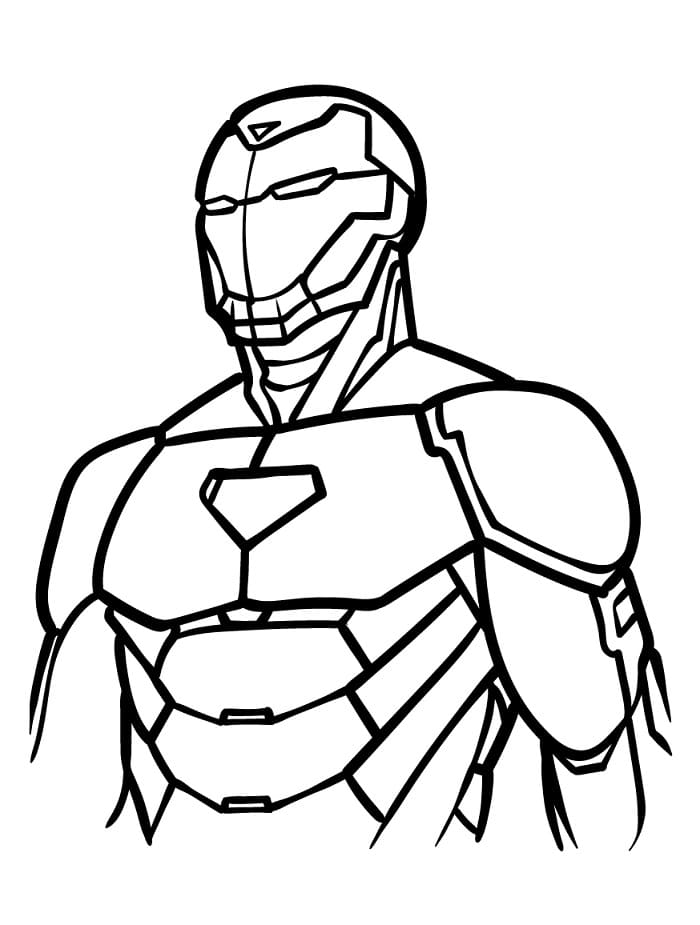 Zeichentrickfigur Iron Man ausmalbilder
