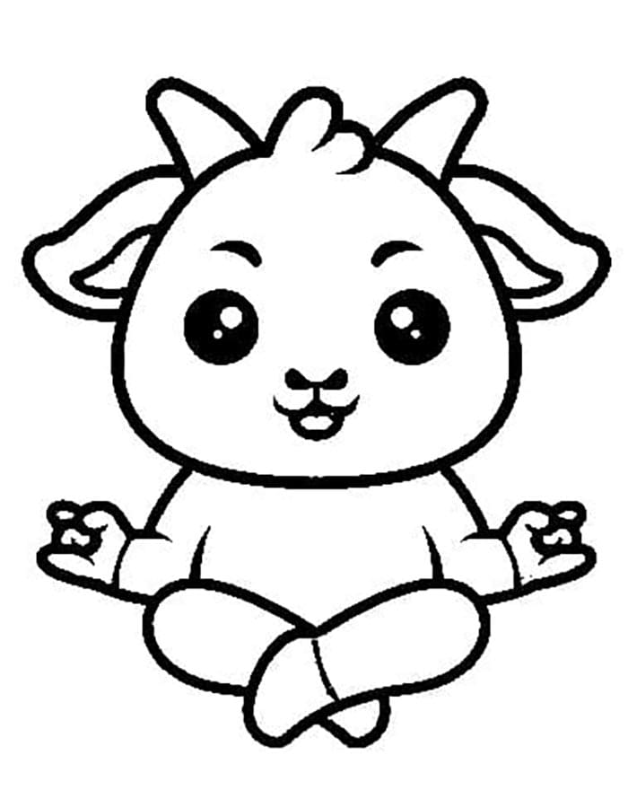 Ziege Für Kinder ausmalbilder