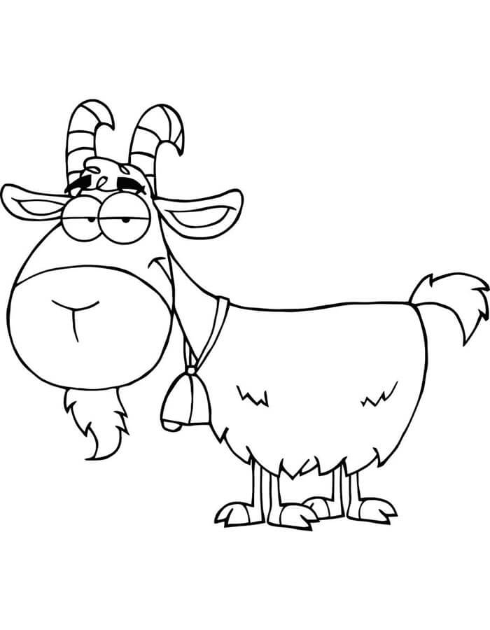 Ziege Kostenlos Zum Drucken ausmalbilder