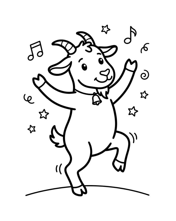 Ziege Tier ausmalbilder