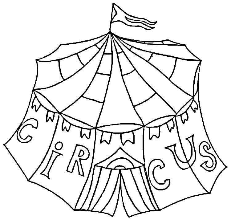 Zirkus cho 3-jährige Kinder ausmalbilder